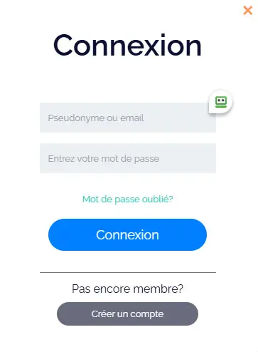 Connexion des membres du BETSTRO CASINO